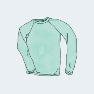 Camiseta de manga comprida